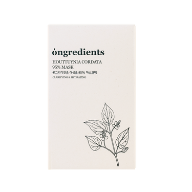 Ongredients Houttuynia Cordata 95% Mask