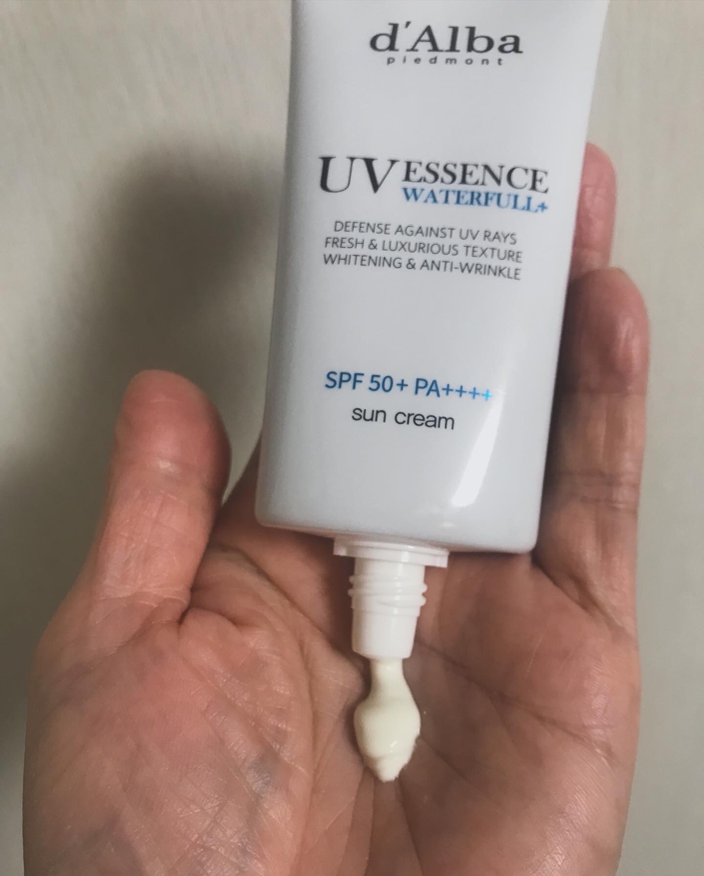 ダルバ ウォータフル エッセンス サンクリーム/ダルバ/日焼け止めクリームを使ったクチコミ（2枚目）