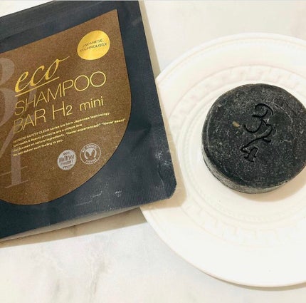 324黒水素石鹸 SHAMPOO BAR H2/324/洗顔石鹸を使ったクチコミ(1枚目)