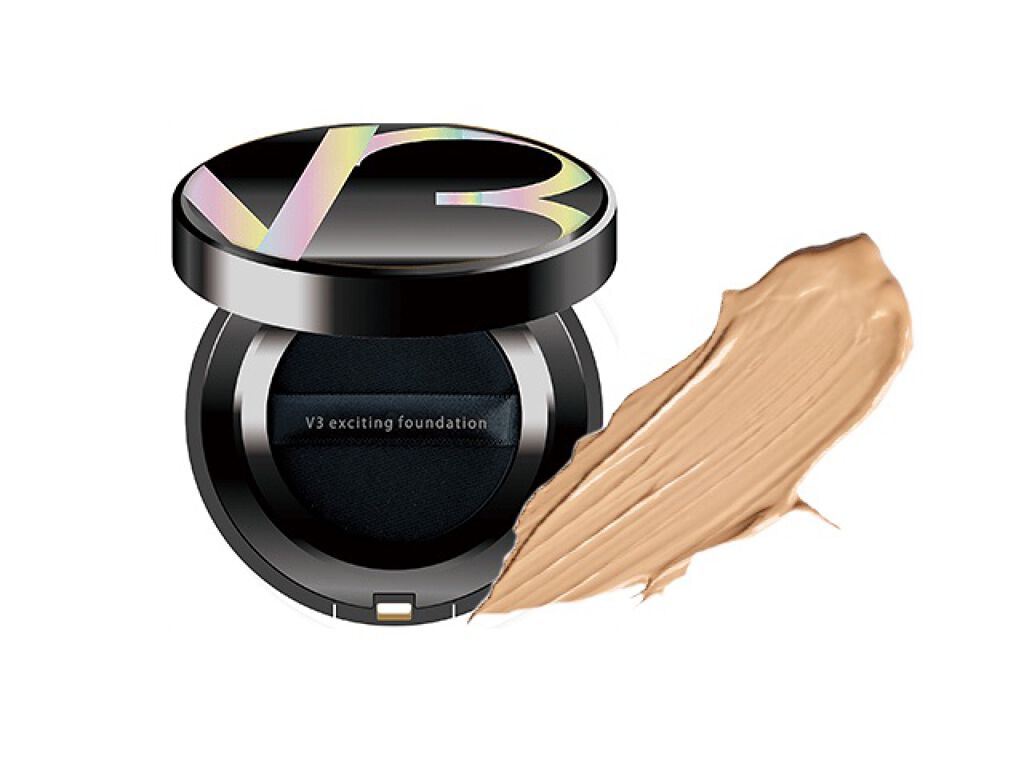 V3 エキサイティングファンデーション/SPICARE/クッションファンデーションを使ったクチコミ（1枚目）