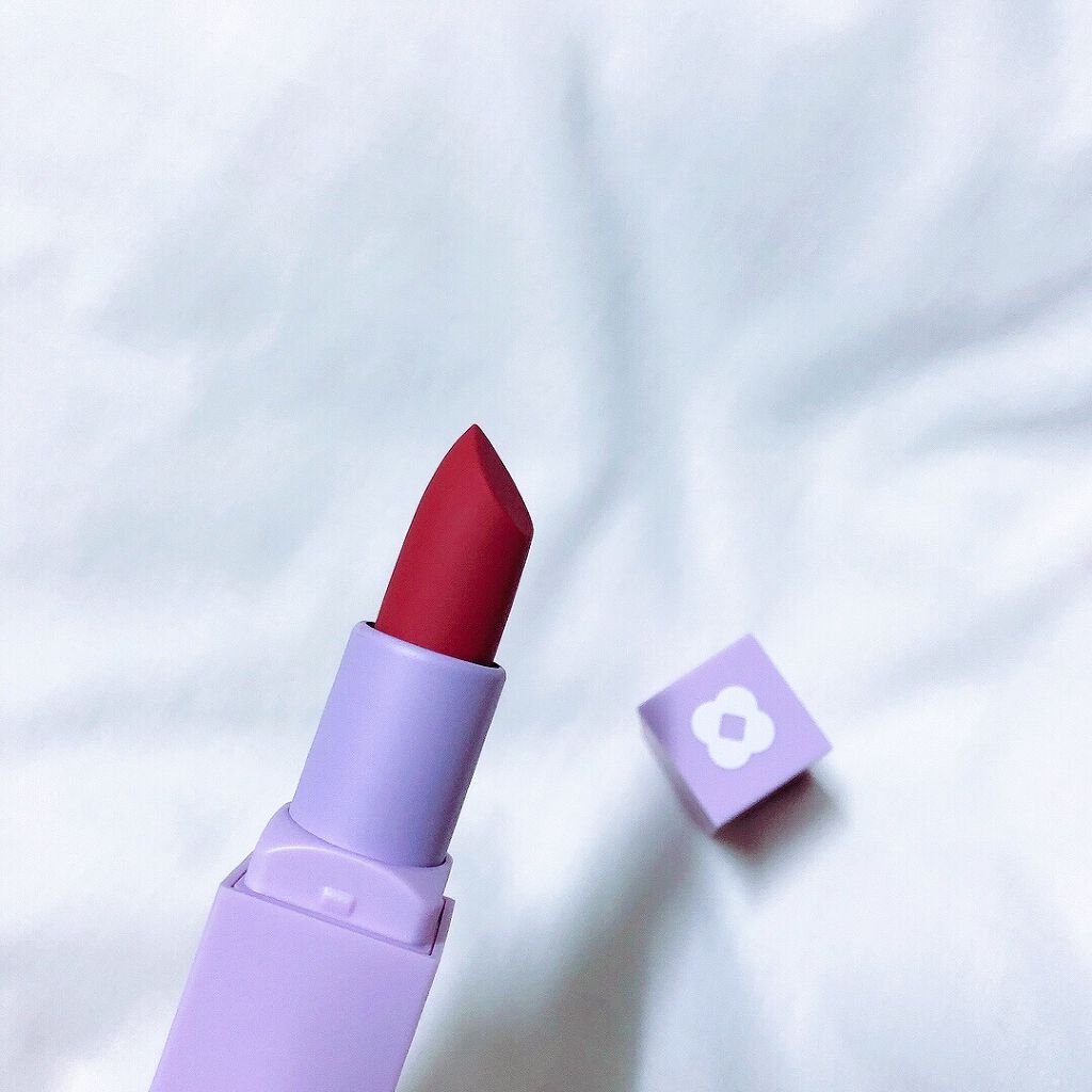 ワンステップソフトマットリップスティック/unce/口紅を使ったクチコミ(3枚目)