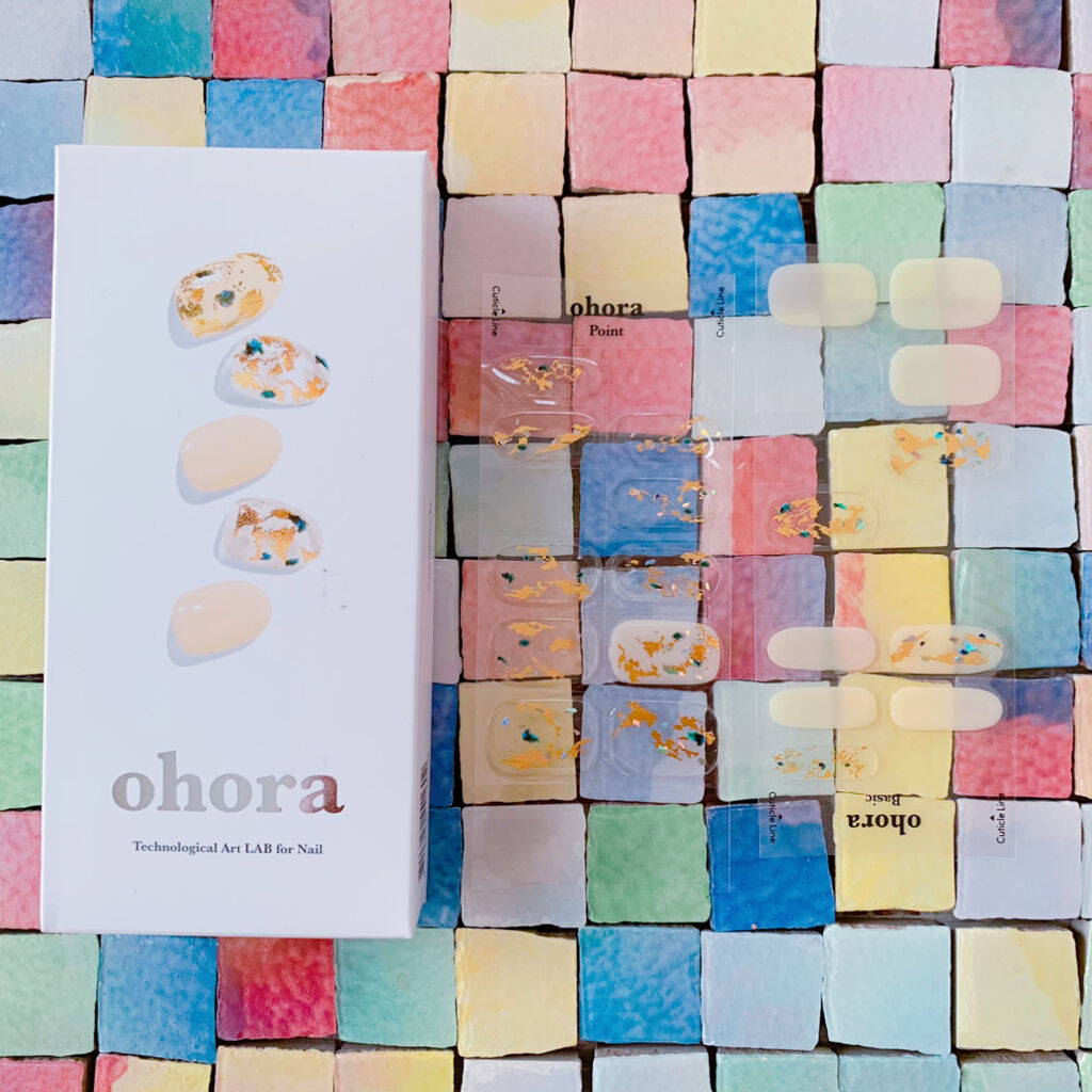 セミキュアジェルネイル（ハンド） ND-306 N Fall in Venus (My Birth Planet Collection)/ohora/ネイルシールを使ったクチコミ（2枚目）