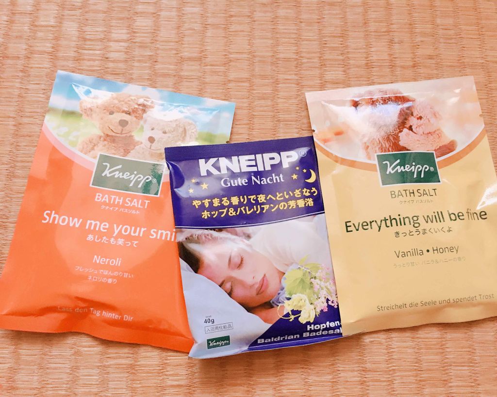 クナイプ バスソルト バニラ＆ハニーの香り/クナイプ/無機塩系入浴剤を使ったクチコミ（1枚目）