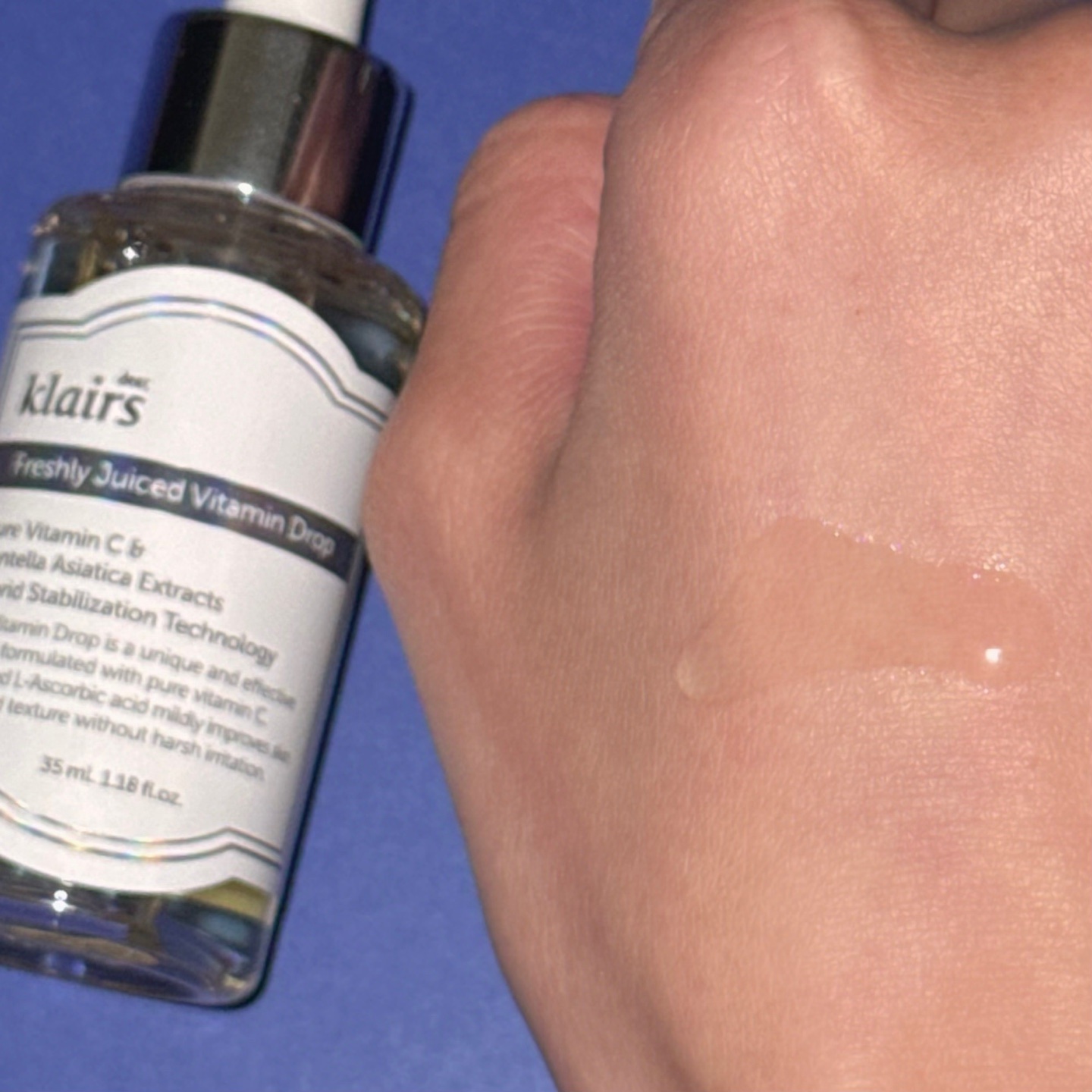 フレッシュリージュースドビタミンドロップ(35ml)/Klairs/美容液を使ったクチコミ（3枚目）