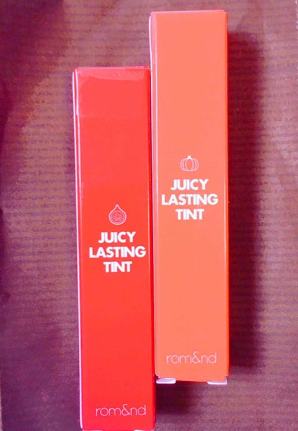 ジューシーラスティングティント/rom&nd/リップティントを使ったクチコミ(1枚目)