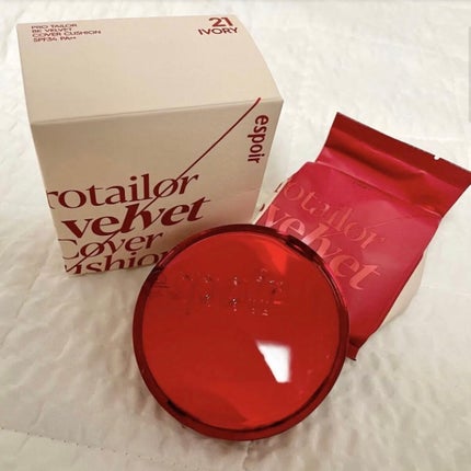 プロテーラービーベルベットカバークッション/espoir/クッションファンデーションを使ったクチコミ(2枚目)