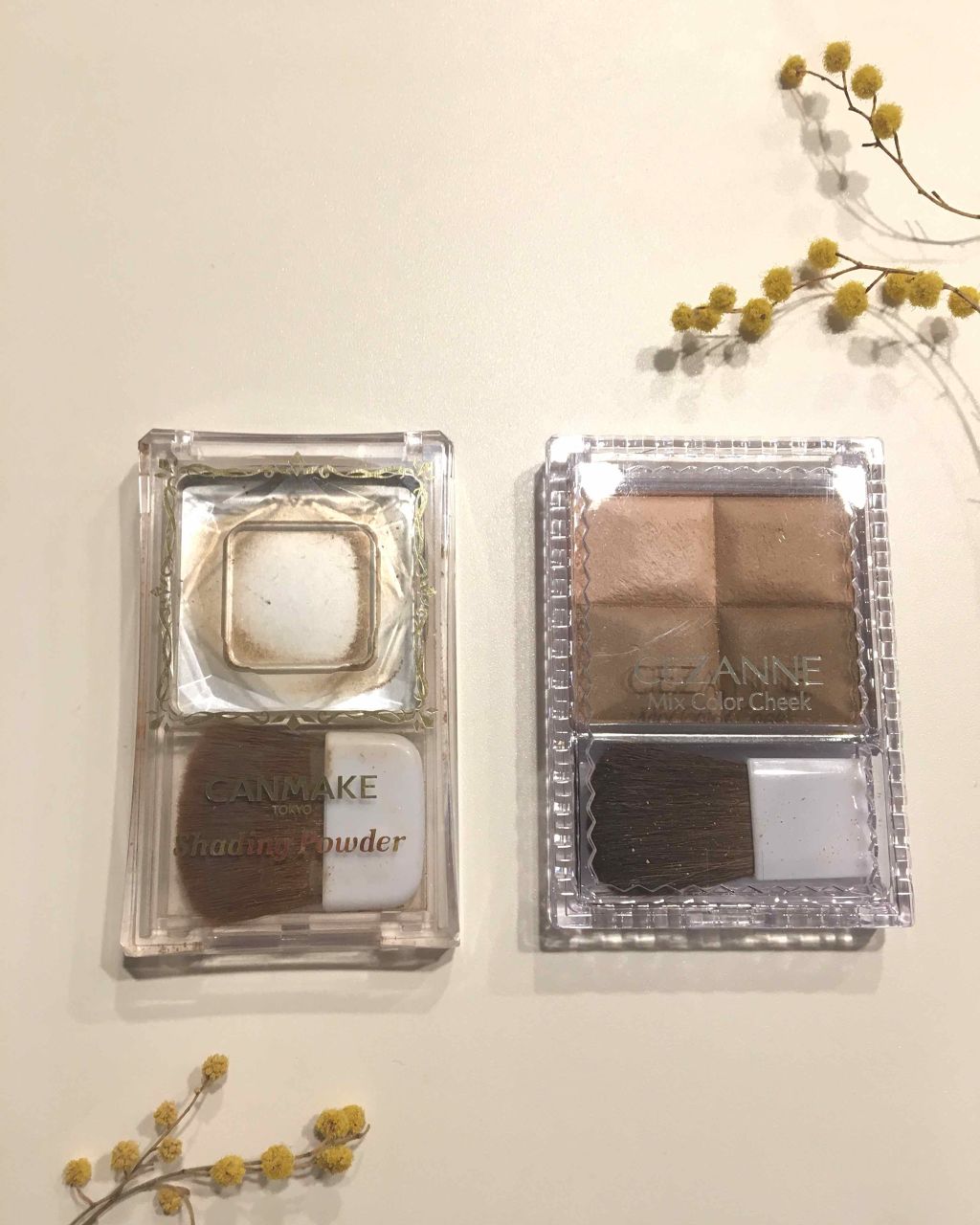 シェーディングパウダー/キャンメイク/シェーディングを使ったクチコミ（1枚目）