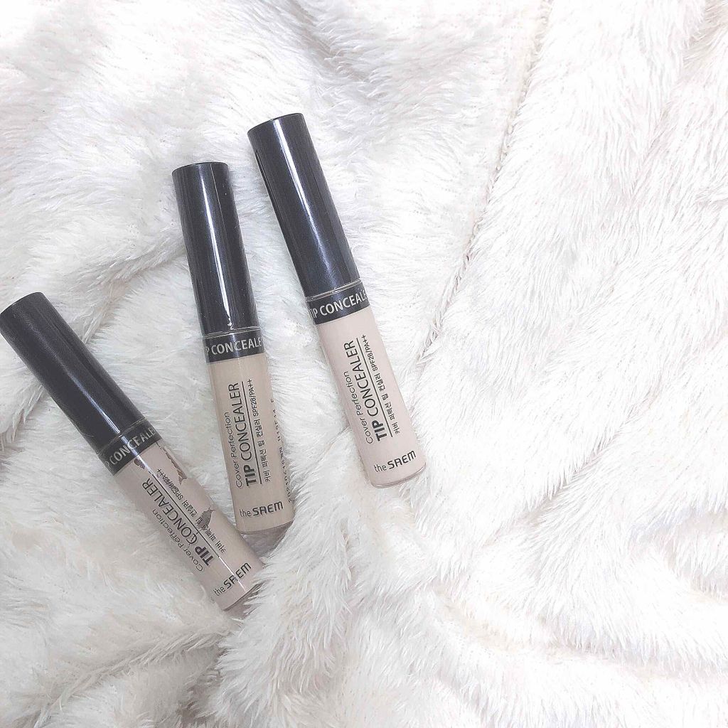 カバーパーフェクション チップコンシーラー/the SAEM/リキッドコンシーラーを使ったクチコミ(1枚目)