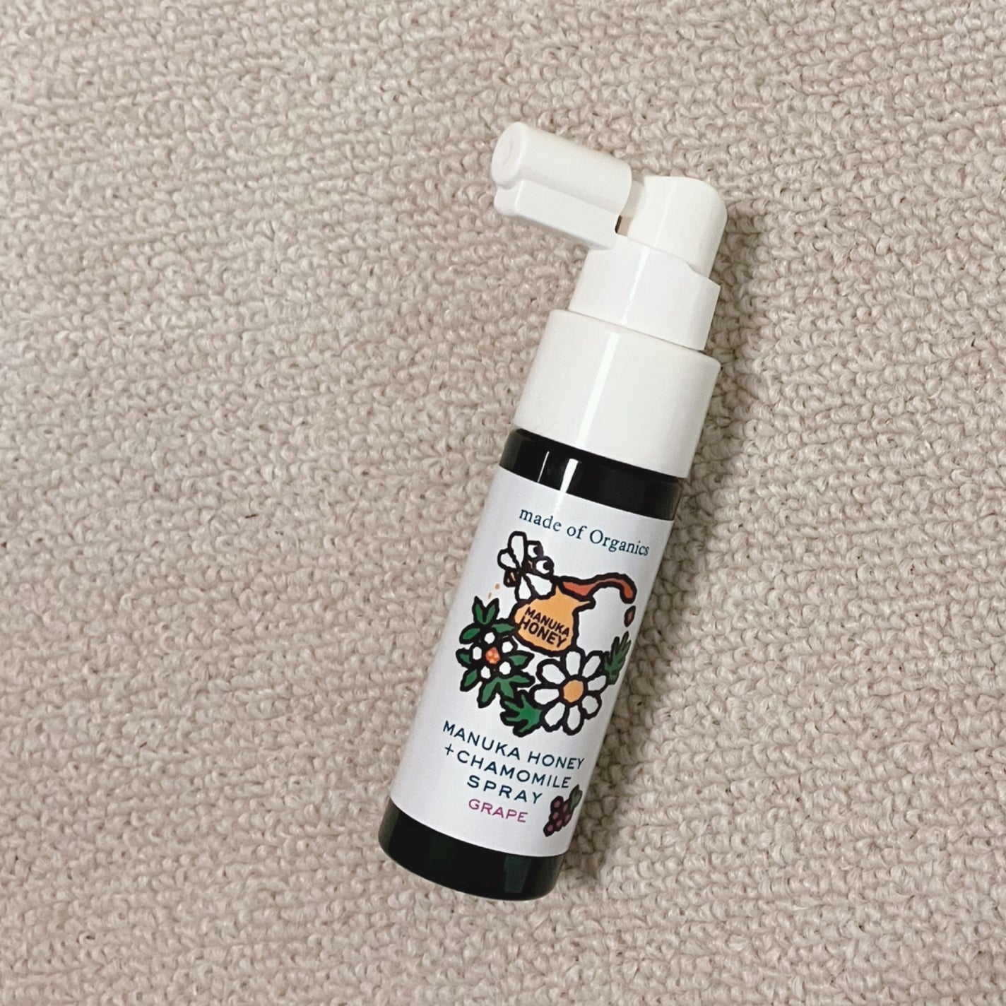 マヌカハニー+カモミールスプレー/made of Organics/その他オーラルケアを使ったクチコミ(1枚目)