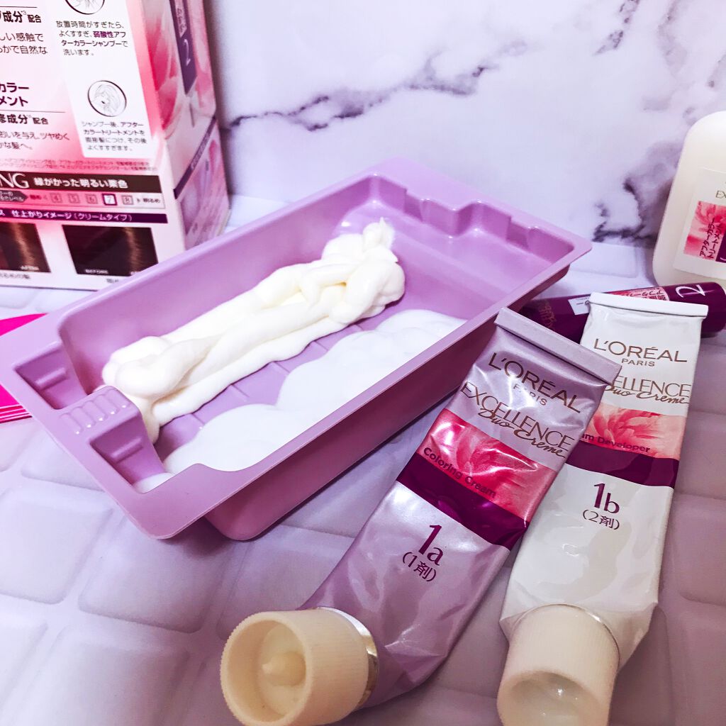 エクセランス ヘアカラー/ロレアル パリ/ヘアカラーを使ったクチコミ(4枚目)