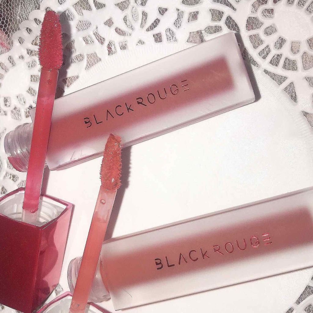 エアフィットベルベットティント/BLACK ROUGE/リップティントを使ったクチコミ(2枚目)