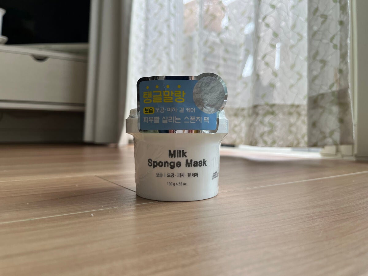 Milk Sponge Mask/LEADERS/洗い流すパック・マスクを使ったクチコミ(1枚目)