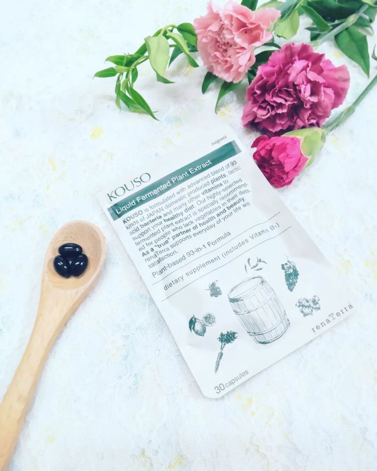 nagomi KOUSO 30粒/renaTerra/健康サプリメントを使ったクチコミ(2枚目)