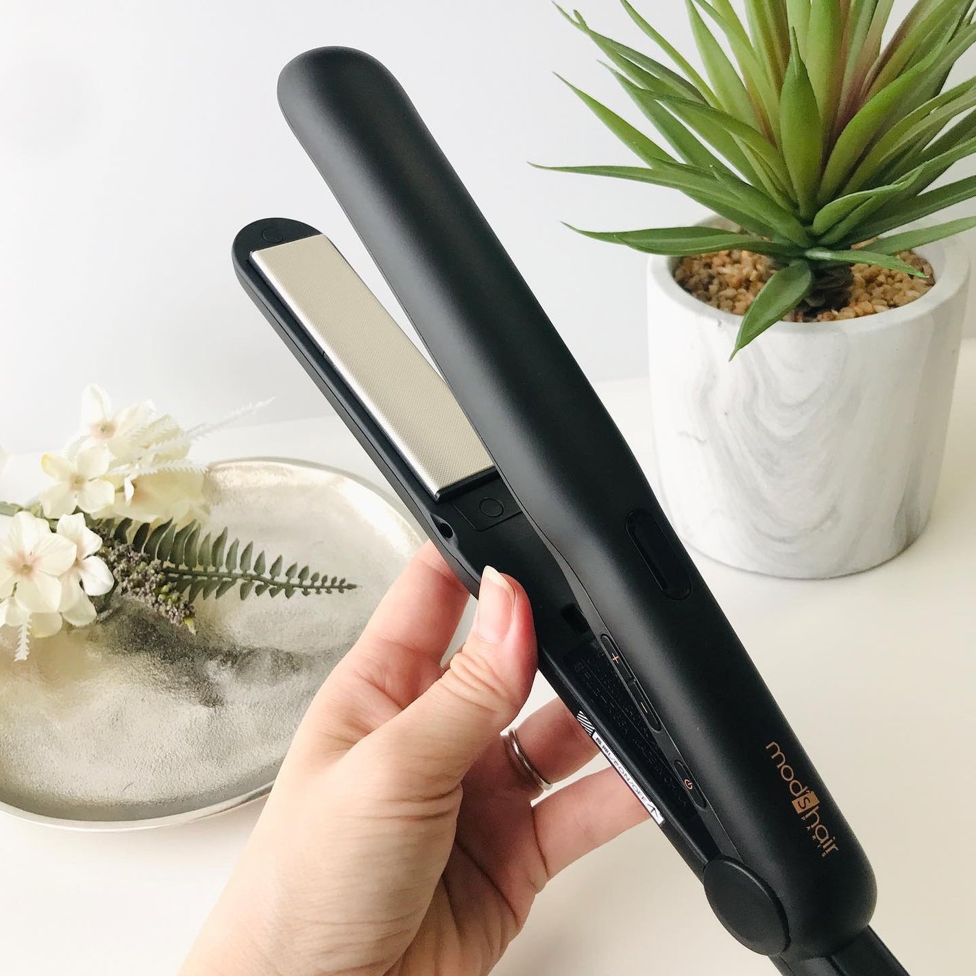 アドバンス フレックス スムーズアイロン(MHS-3057)/mod's hair/ストレートアイロンを使ったクチコミ(3枚目)