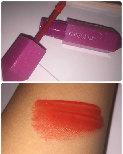 ウィッシュストーン ティント ウォータージェル/MISSHA/リップグロスを使ったクチコミ(3枚目)