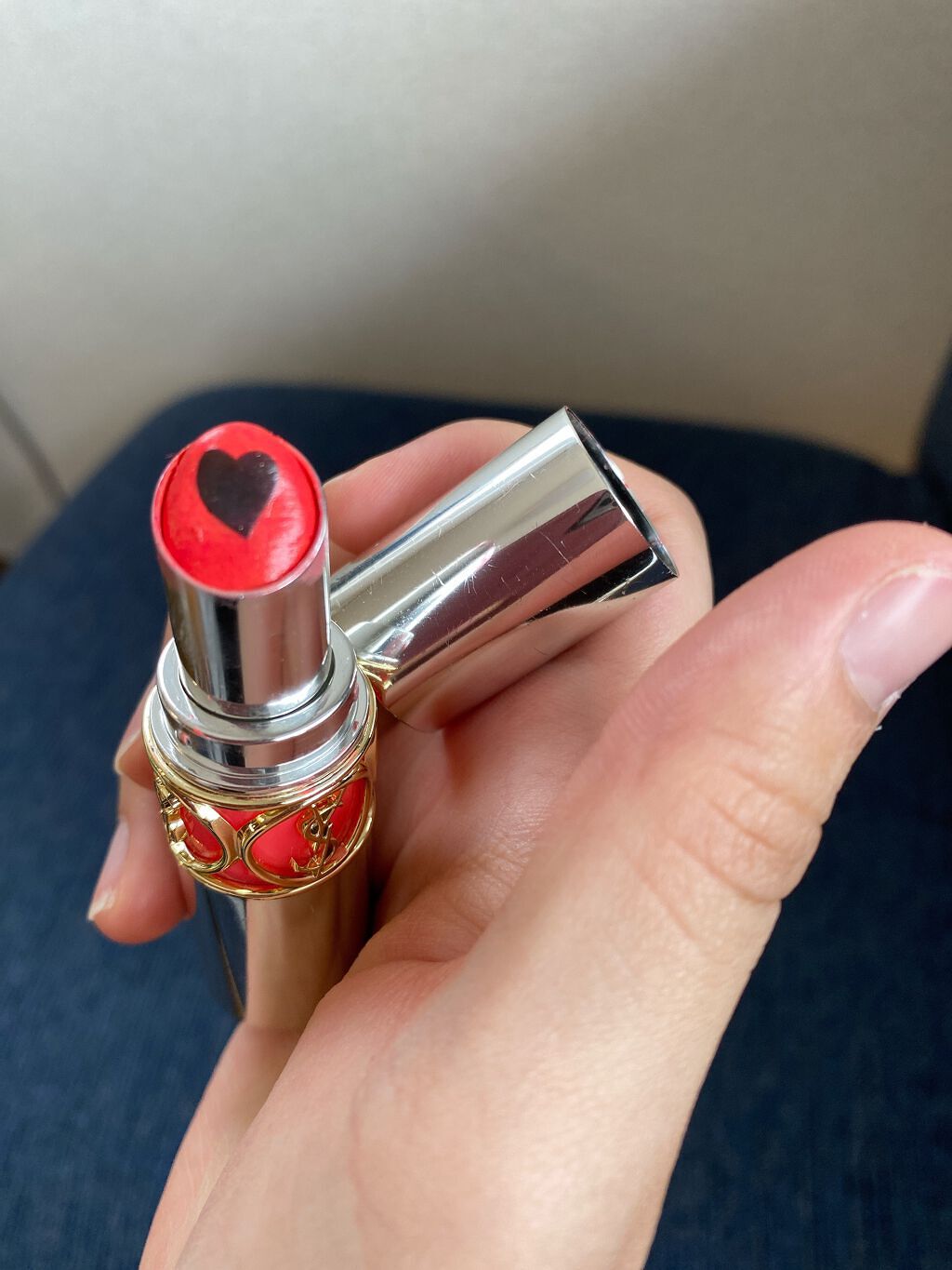 ヴォリュプテ プランプインカラー/YVES SAINT LAURENT BEAUTE/口紅を使ったクチコミ(2枚目)