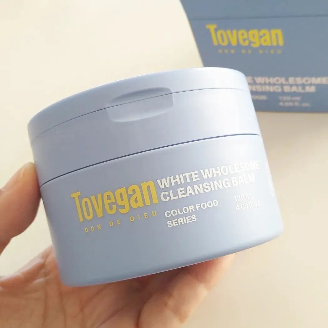 カラーフードシリーズホワイトホールサムクレンジングバーム/Tovegan/クレンジングバームを使ったクチコミ（2枚目）