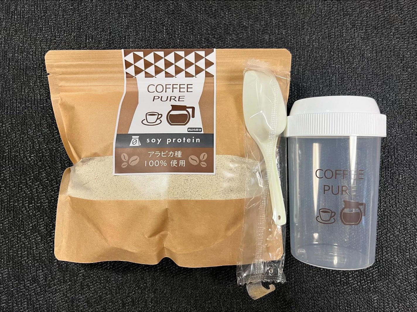 COFFEE PURE(ソイプロテイン)/ピュアパートナー/ソイプロテインを使ったクチコミ(7枚目)