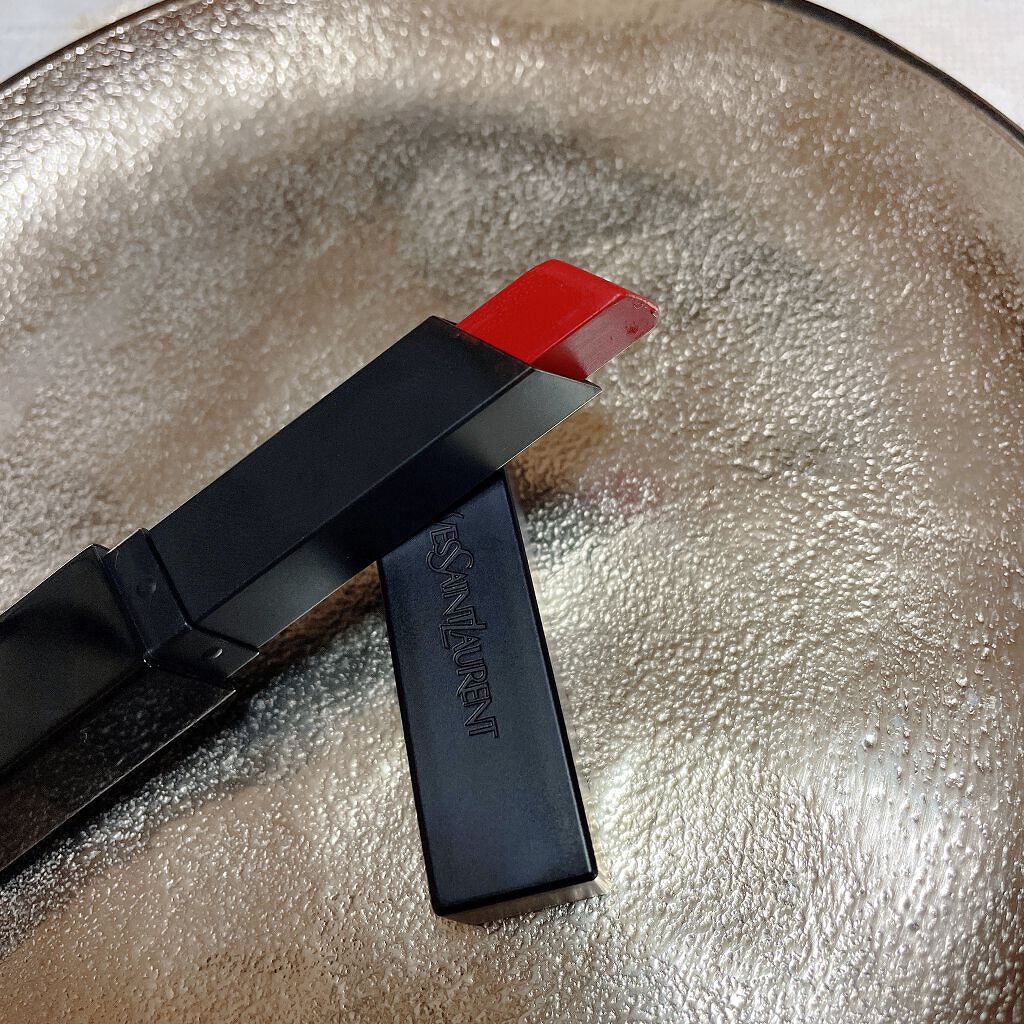 ルージュ ピュールクチュール ザ スリム ベルベットラディカル No.308 ラディカル チリ/YVES SAINT LAURENT BEAUTE/口紅を使ったクチコミ（2枚目）