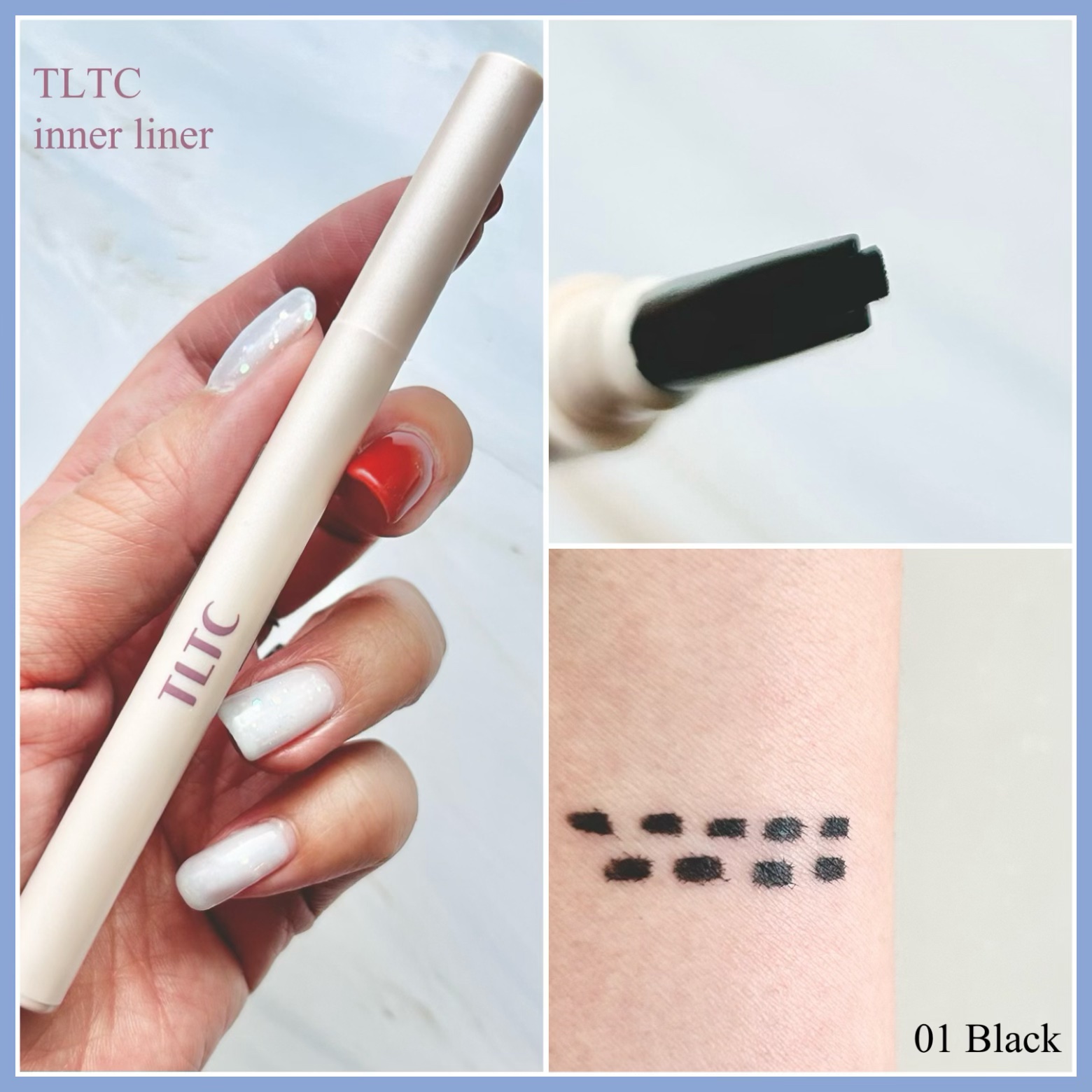 インナーライナー 01 Black/TLTC/リキッドアイライナーを使ったクチコミ（2枚目）