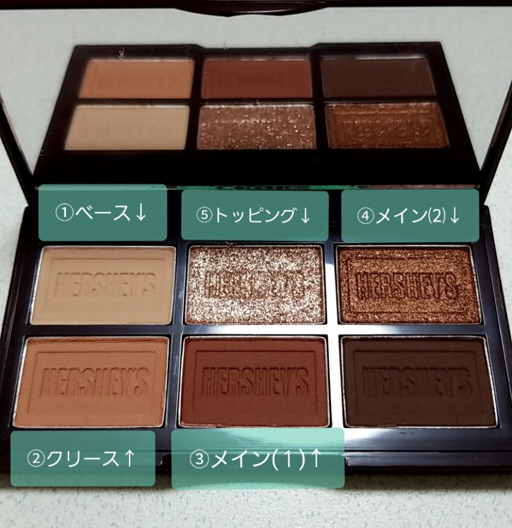 ハーシー プレイカラーアイズミニ/ETUDE/アイシャドウパレットを使ったクチコミ(2枚目)