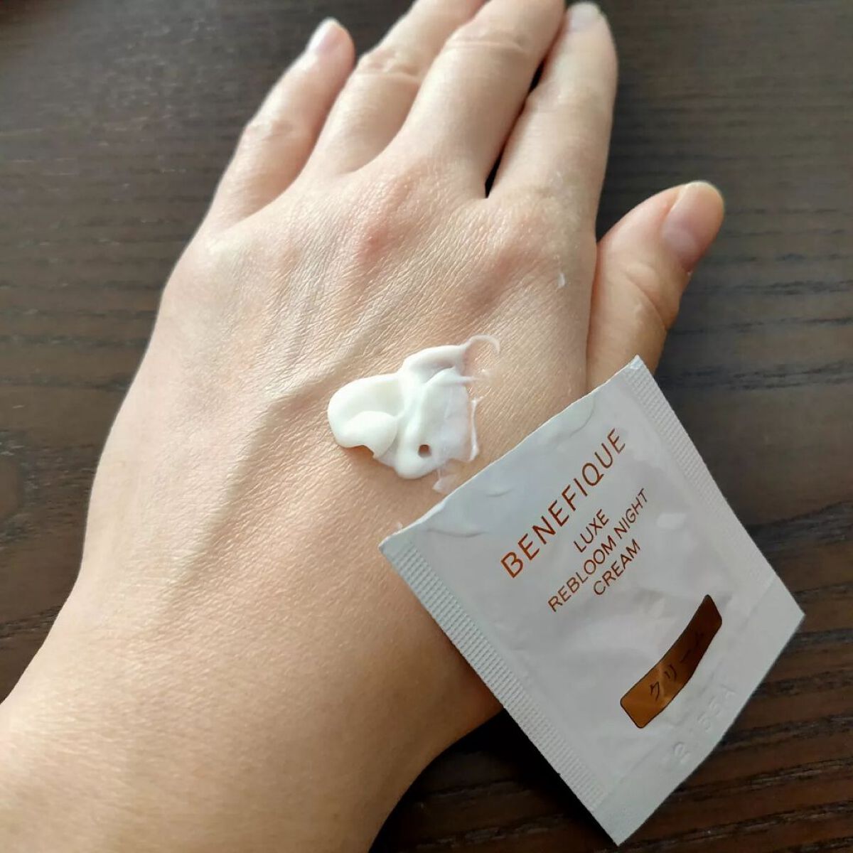 リュクス リブルームナイトクリーム/BENEFIQUE/フェイスクリームを使ったクチコミ（2枚目）