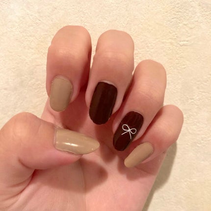 エクセル ネイルポリッシュ N NL04 アーモンドバター/excel/マニキュアを使ったクチコミ(1枚目)