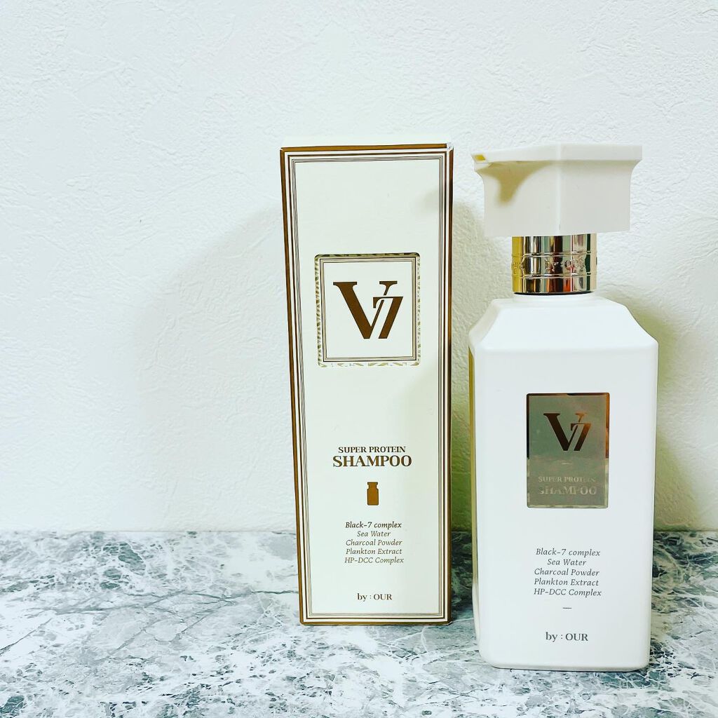 V7 スーパープロテイン シャンプー 500ml/by : OUR/サロンシャンプーを使ったクチコミ（1枚目）