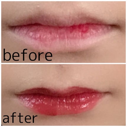 ジューシーラスティングティント 19 アーモンドローズ(ALMAND ROSE)/rom&nd/リップティントを使ったクチコミ(3枚目)