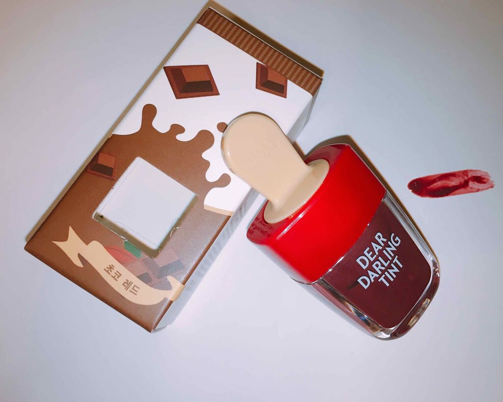 ディアダーリン ウォータージェルティント (アイスティント)/ETUDE/口紅を使ったクチコミ(1枚目)