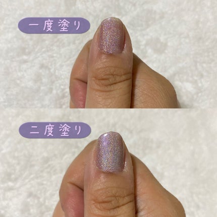 ネイルホリック リミテッドカラー Popping Sugar/ネイルホリック/マニキュアを使ったクチコミ(2枚目)