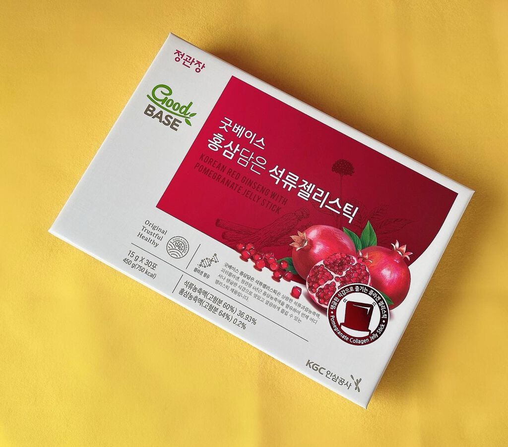 GoodBASE 紅参・ザクロスティック/正官庄/ドリンクを使ったクチコミ（2枚目）