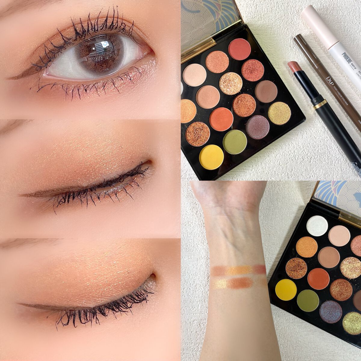 大英博物館 エジプトシリーズ アイシャドウパレット 01 アンダーソンの猫/ZEESEA/アイシャドウパレットを使ったクチコミ（1枚目）