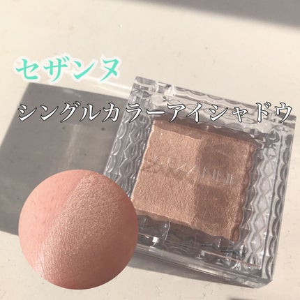 シングルカラーアイシャドウ/CEZANNE/単色アイシャドウを使ったクチコミ(1枚目)