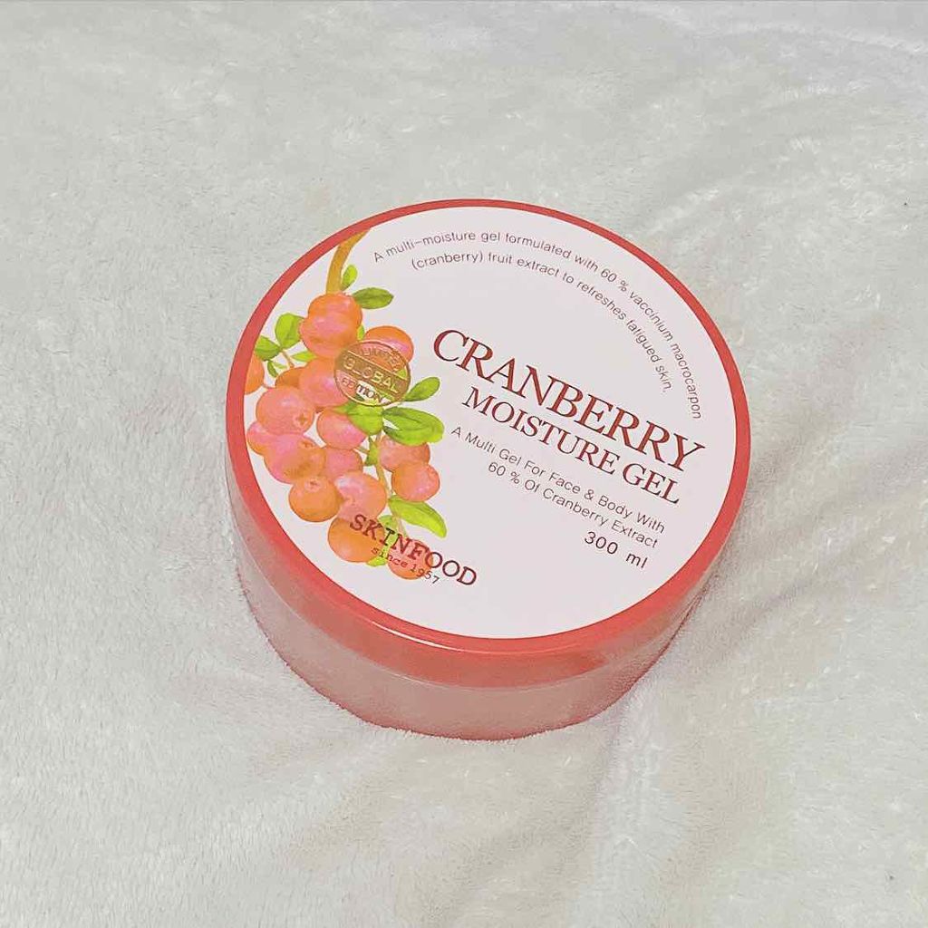 クランベリーモイスチャージェル/SKINFOOD/ボディローションを使ったクチコミ(1枚目)