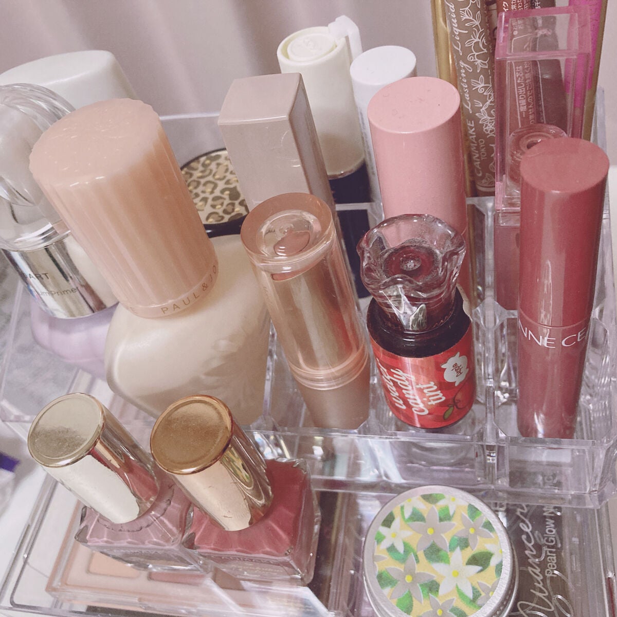 3段式クリアーケース/DAISO/その他化粧小物を使ったクチコミ(3枚目)