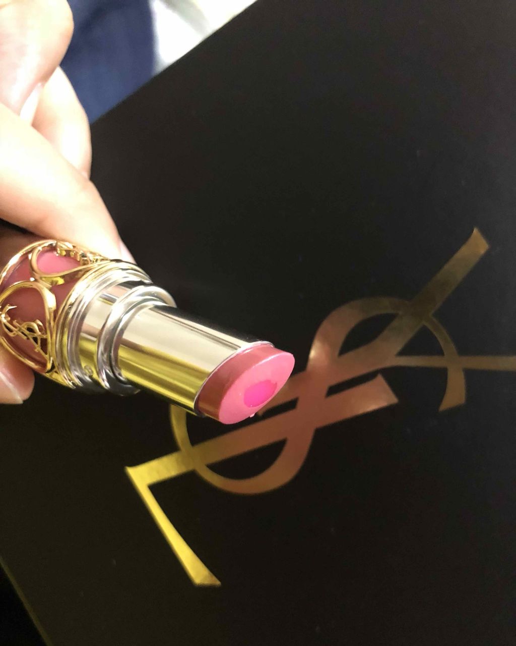 ヴォリュプテ ティントインバーム/YVES SAINT LAURENT BEAUTE/口紅を使ったクチコミ（2枚目）