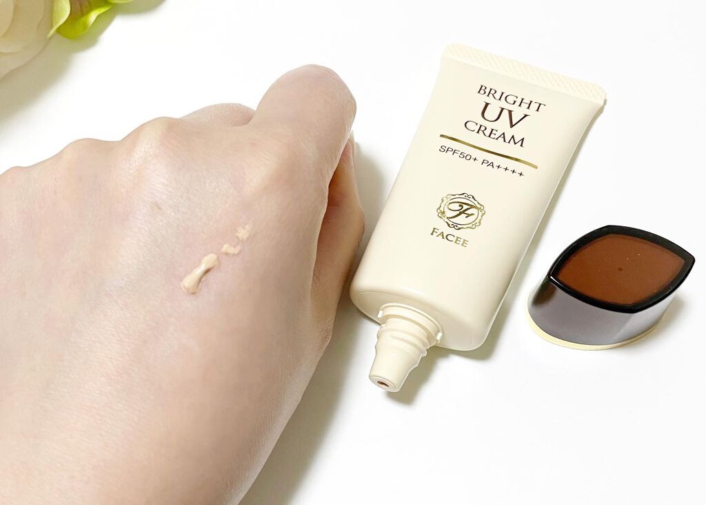 ブライトUVクリーム/Facee/日焼け止めクリームを使ったクチコミ（2枚目）
