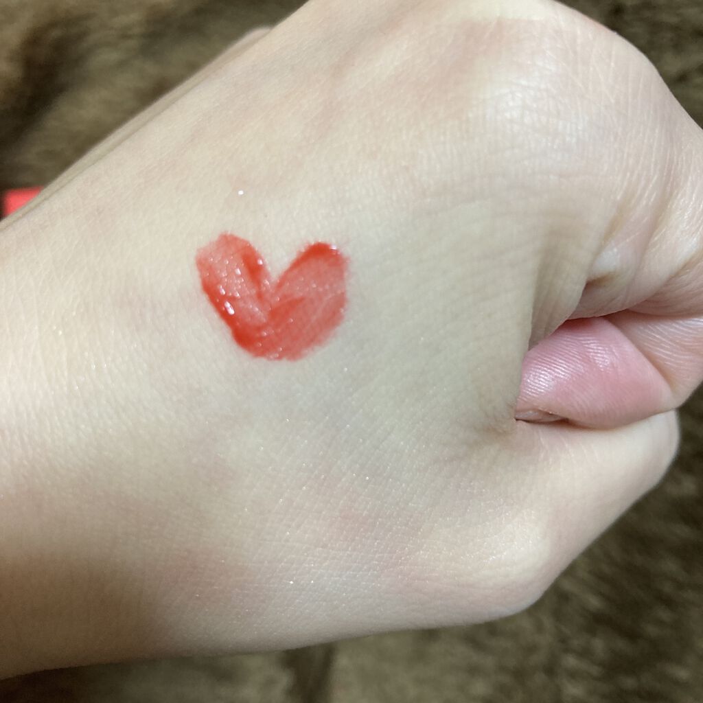 ジューシーリブティント 02 バラタレッド/RICAFROSH/リップティントを使ったクチコミ（2枚目）