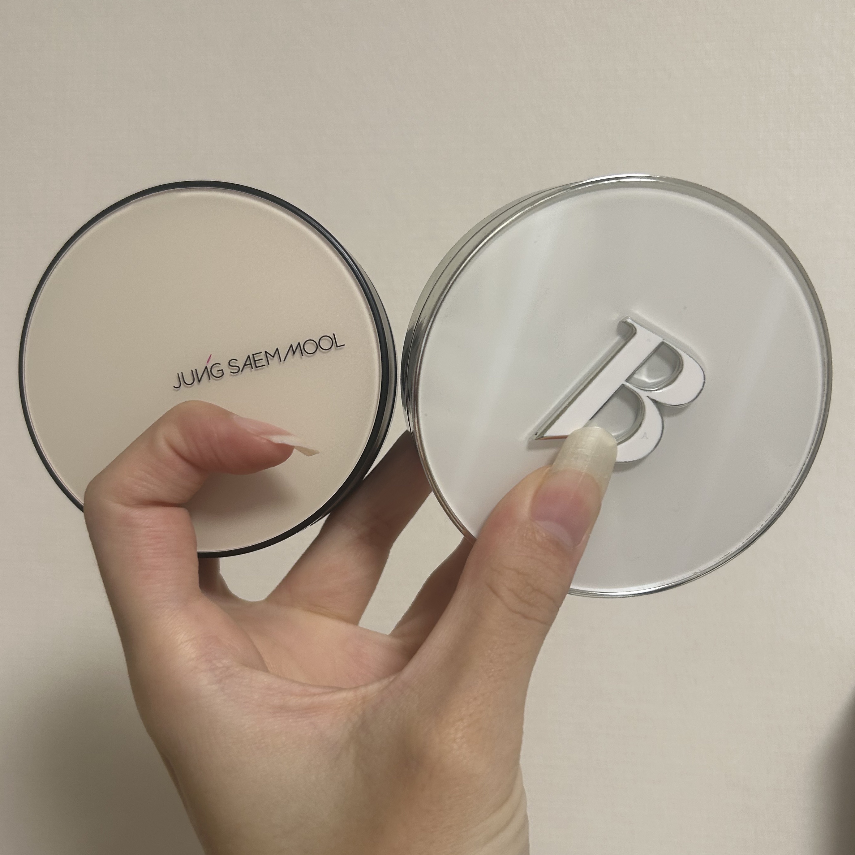 ジョンセンムル スキンヌーダーロングウェアクッション ライト/JUNG SAEM MOOL/クッションファンデーションを使ったクチコミ（1枚目）