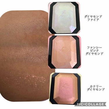 ダイヤモンドライト マルチユース ハイライター/Too Faced/ハイライトを使ったクチコミ（2枚目）