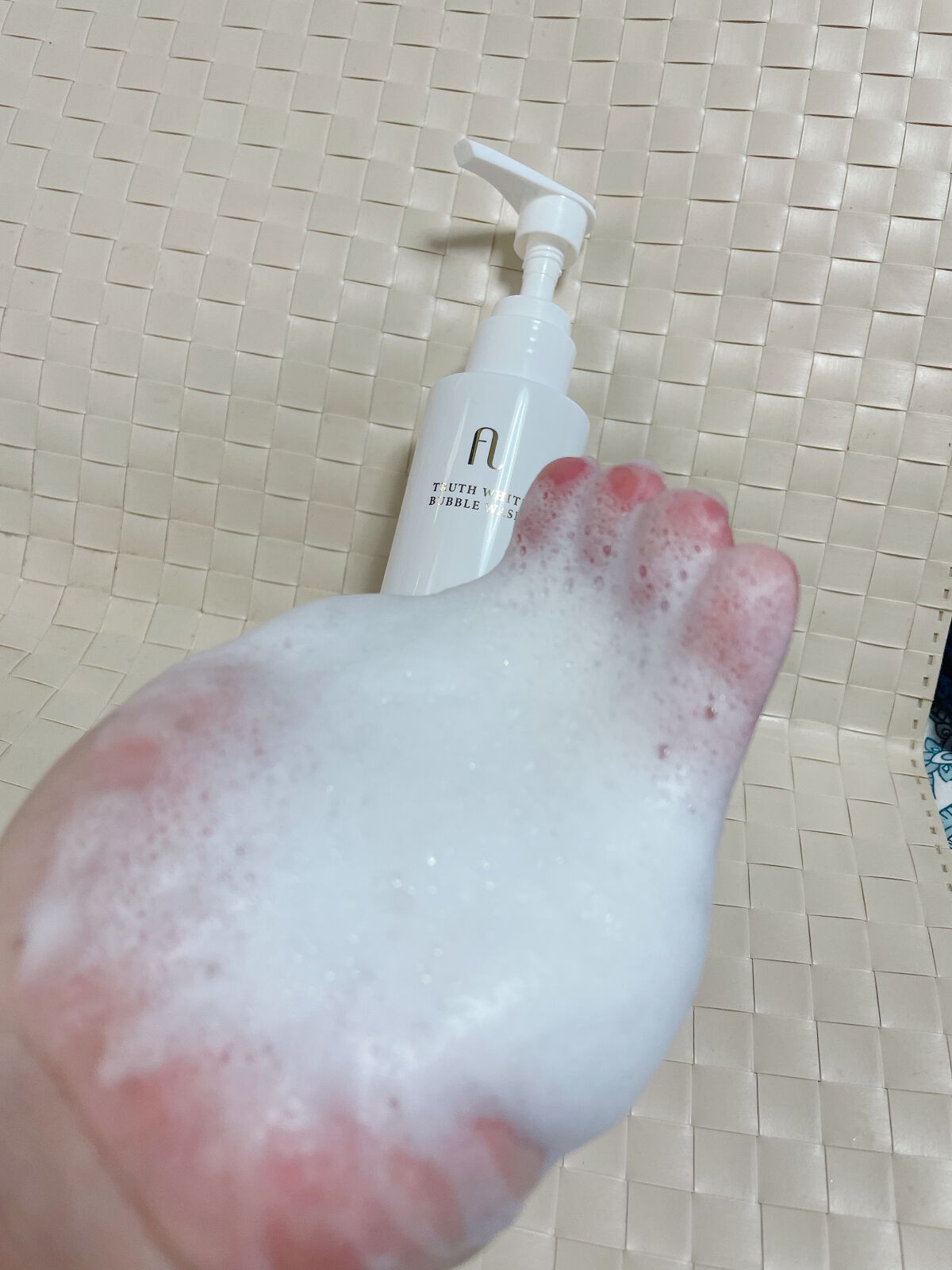 TRUTH WHITE BUBLE WASH/FLEYJA/その他洗顔料を使ったクチコミ(3枚目)