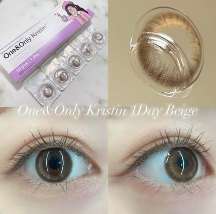 ワンアンドオンリークリスティン/Hapa kristin/カラーコンタクトレンズを使ったクチコミ(2枚目)
