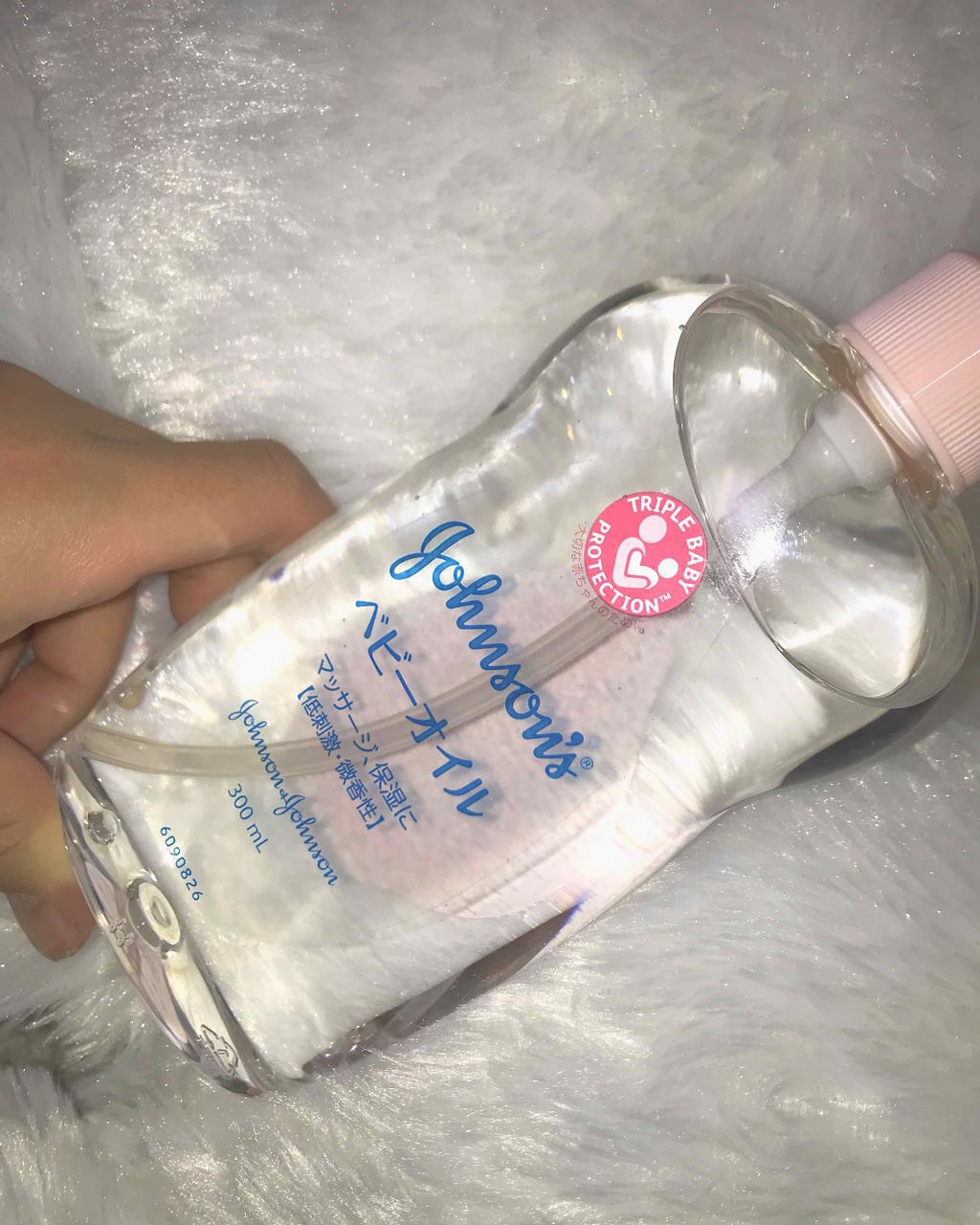 ジョンソン ベビーオイル 無香料/ジョンソンベビー/ボディオイルを使ったクチコミ（1枚目）