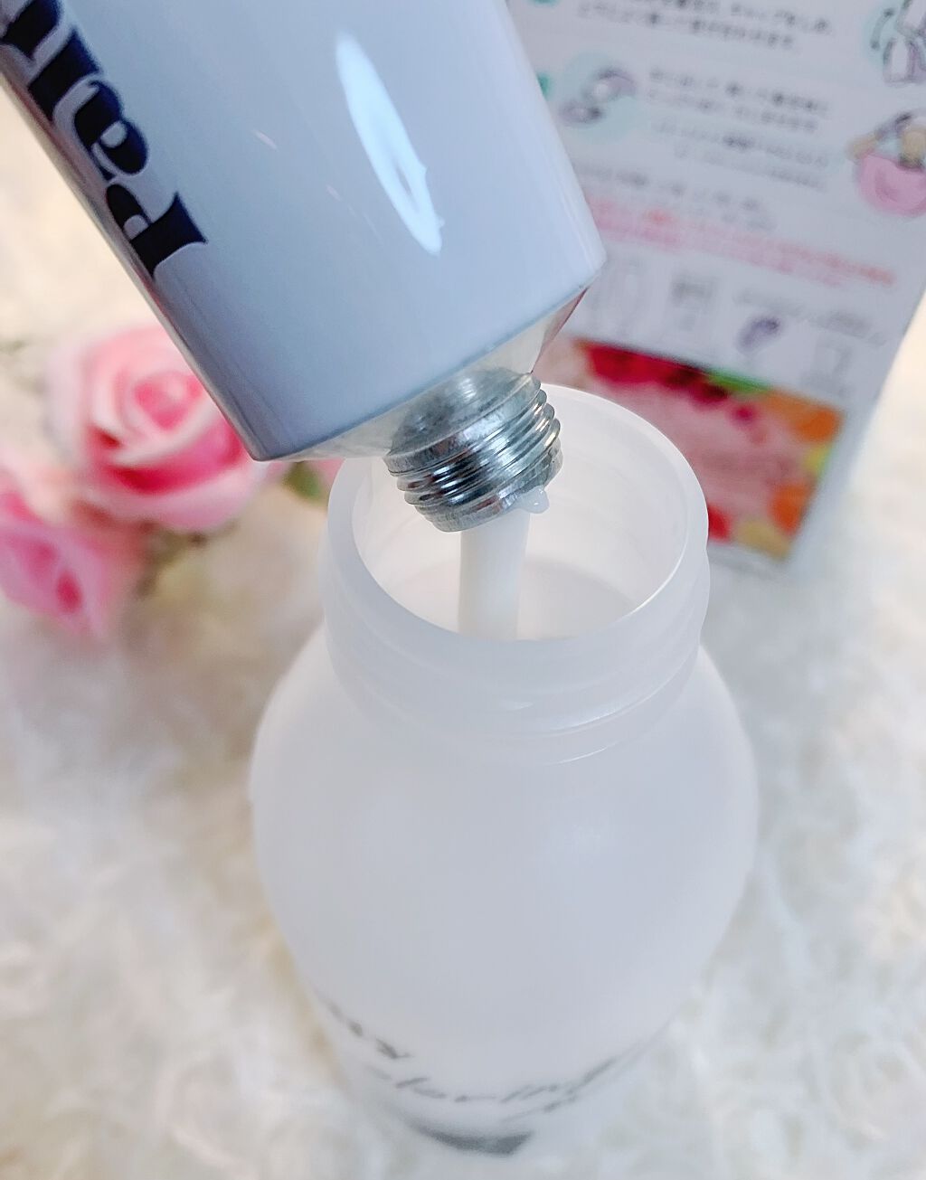 カラーリングミルク【旧】/パルティ/ヘアカラーを使ったクチコミ(4枚目)