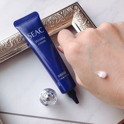 シワ改善クリームプレミアム/SEAC/アイケア・アイクリームを使ったクチコミ(3枚目)