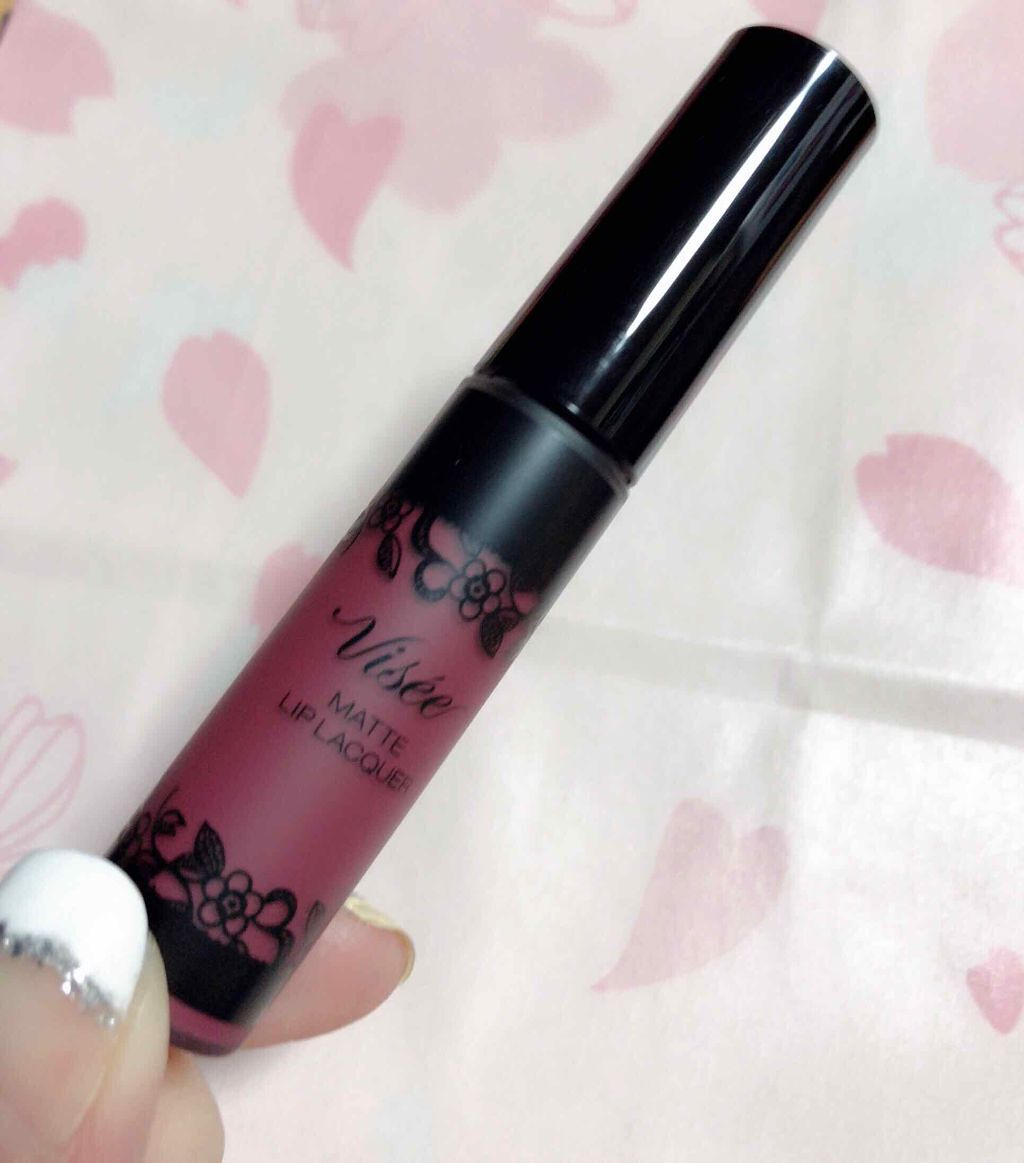 マットリップラッカー/Visée/口紅を使ったクチコミ（3枚目）