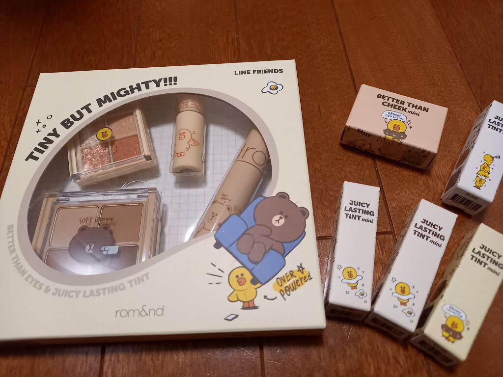 LINE FRIENDS EDITION/rom&nd/メイクアップキットを使ったクチコミ(1枚目)
