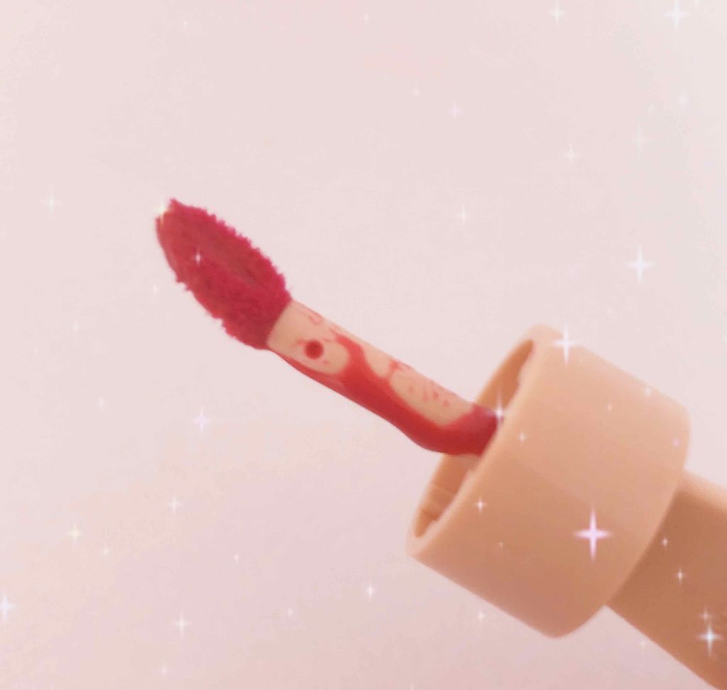 ディアダーリン ウォータージェルティント （アイスティント）/ETUDE/口紅を使ったクチコミ（2枚目）