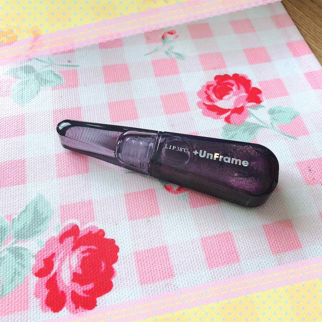 LIP38℃ +UnFrame<ホログラフィック>/UZU BY FLOWFUSHI/リップグロスを使ったクチコミ(1枚目)